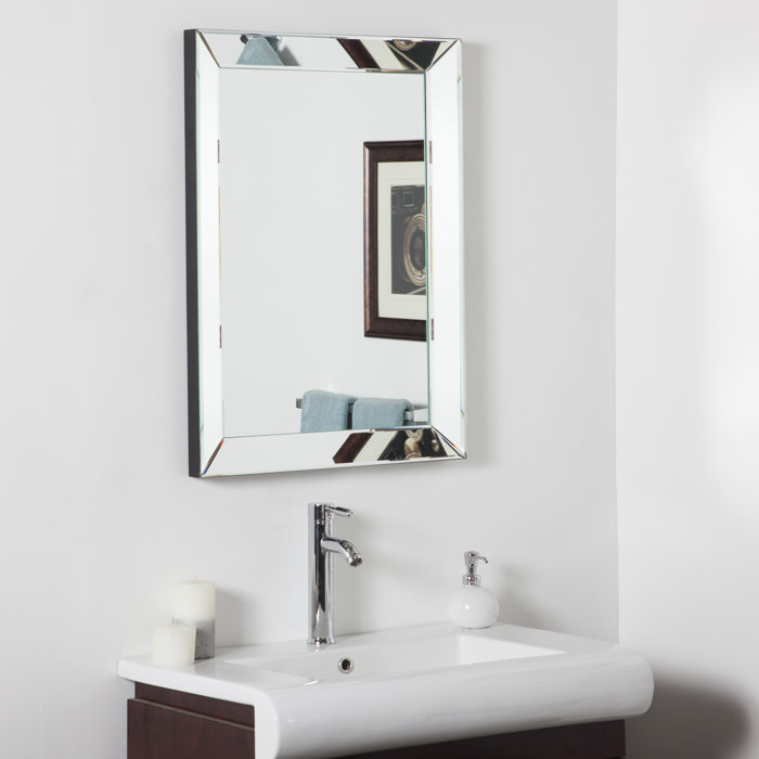 Rectangle Silver Vanity Wall Mirror & Reviews AllModern